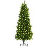  Umjetno božićno drvce s led svjetlima 240 cm zeleno | shoptok.hr