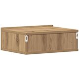  Plutajući noćni ormarić Artisan hrast 40x32x15 cm izrađeno drvo | shoptok.hr