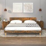  Noćni ormarići 2 kom boja dimljenog hrasta konstruirano drvo | shoptok.hr