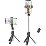  Stativ tripod selfie za mobitel do 6,7" + daljinski bluetooth BOROFONE BY7 Magic Mirror live broadcast black Cijene