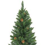  Umjetno božićno drvce sa šiškama zeleno 210 cm | shoptok.hr