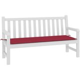 vidaXL Blazina za vrtno klop vinsko rdeča 150x50x3 cm blago | Shoptok.si