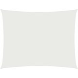 vidaXL Senčno jadro oksford blago pravokotno 3,5x5 m belo, (20609413) | Shoptok.si