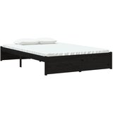  Okvir za krevet crni masivno drvo 120 x 190 cm mali bračni | Eponuda.com