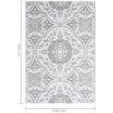 Vanjski tepih svjetlosivi 140 x 200 cm PP | shoptok.hr