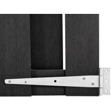  Vrtna vrata od WPC-a 100 x 150 cm siva | shoptok.hr