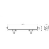  led svetlosna rampa za automobil black off road LED/90W/9-36V IP69 6000K | Eponuda.com