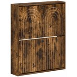  Ormar za cipele na zidu ALKMAAR 71 x 17 x 86 cm Dimljeni hrast - Dimljeni hrast | shoptok.hr