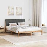  Konstrukcija postelje Rjava 150 x 200 cm Masivno borovo les, (5000084566) | Shoptok.si