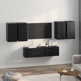 vidaXL Komplet TV omaric s polico 6 pcs Črni hrast 60 x 30 x 30 cm | Shoptok.si