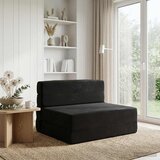 SOFA na razvlačenje Crna 70 x 80 x 60 cm Tkanina Cijene