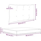  Zunanja blazina za kavč 2 pcs Rdeča Poliester, (5000202557) | Shoptok.si
