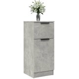  Komoda siva boja betona 30 x 30 x 70 cm od konstruiranog drva | shoptok.hr