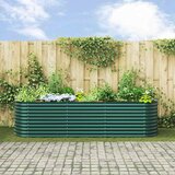  Povišena gredica Zelena 320 x 80 x 81 cm Čelik | Eponuda.com