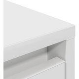  Visoka ploča bijela 29,5x34x119,5 cm izrađeno drvo | shoptok.hr