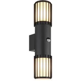 Globo 32160-2S - Spoljno zidno svetlo sa senzorom MERVIN 2xE27/15W/230V IP54 | Eponuda.com