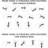 Satisfyer Vibrator za pare Endless Fun, črn | Shoptok.si