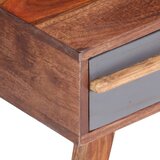  Stolić za kavu sivi 110 x 50 x 40 cm od masivnog drva | shoptok.hr