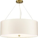 Elstead Lighting Elstead Lightbox Pearce 26" valjasta viseča svetilka s stropno ploščo iz starane medenine, (22098199) | Shoptok.si