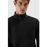 Kesi 4F Men's Fleece Stand Collar Regular Black