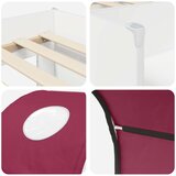  Krevet s Tunelom 4 pcs Bijela i crvena Konstruirano drvo | shoptok.hr