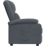  Naslonjač tamnosivi baršunasti | shoptok.hr