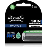 Wilkinson Sword Hydro3 Skin Protection Black Edition nadomestne glave 4 kos Cene