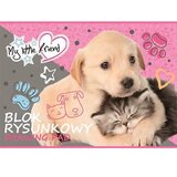 Unipap my little friend blok za crtanje A4 20 lista | shoptok.hr