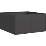 Maison Chic Cvetlični Lonec - Cvetlično korito Black 80x80x40 cm Hladno valjano jeklo, (21789954) | Shoptok.si