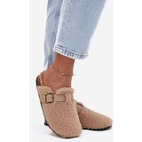 Boto Women's slippers with sheep fur lining Beige Lorivine | shoptok.hr