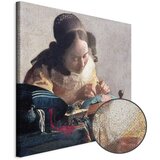  Slika - Jan Vermeer – The Lacemaker 80x80 Premium Print | shoptok.hr
