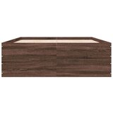  Posteljni okvir rjav hrast 120x190 cm inženirski les | Shoptok.si