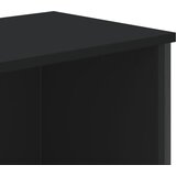  za knjige crni 80x31x169 cm od konstruiranog drva | shoptok.hr