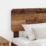 vidaXL Vzglavje z vzglavjem Star les 100 cm Konstruiran les, (5000110270) | Shoptok.si