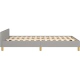  Okvir kreveta bez madraca svjetlosivi 120 x 200 cm od tkanine | shoptok.hr