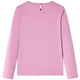  Dječja majica dugih rukava tamnoružičasta 128 | shoptok.hr