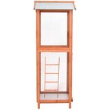 vidaXL Kavez za ptice 68 x 62 x 166 cm od masivne jelovine | shoptok.hr