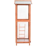 vidaXL Ptičja kletka 68x62x166 cm trden les jelke | Shoptok.si