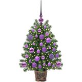  Umjetno božićno drvce s 150 LED svjetlima Zelena 75 cm PE i PVC | shoptok.hr