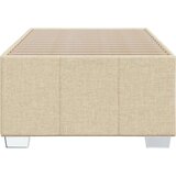 vidaXL Posteljni okvir krem 90x200 cm blago | Shoptok.si