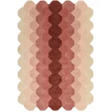 Asiatic Carpets Rožnata volnena preproga 200x290 cm Hive –