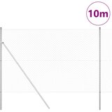  Stup za ogradu Srebrno 10 x 1,6 m (40 x 40 mm mreža) Čelik | shoptok.hr
