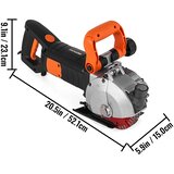 SupplySwap Električni stenski rezalnik, brezšivno rezanje utorov, največja obremenitev 4KW, 133mm, (5000210116) | Shoptok.si