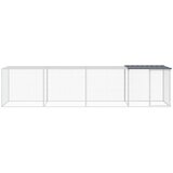  Kavez za kokoši s krovom antracit 403x98x90 cm pocinčani čelik | shoptok.hr