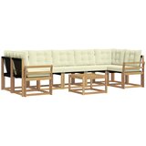  Set vanjskih sofa 8 kom. Bijela i krem | shoptok.hr