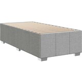 vidaXL Box spring krevet s madracem svjetlosivi 90x190 cm od tkanine | shoptok.hr