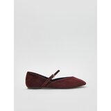 Reserved Balerinke od ovčje kože - smeđi | shoptok.hr