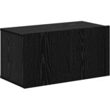 TV Kabinet za Zid Zidne 4 pcs Crni hrast Konstruirano drvo | shoptok.hr