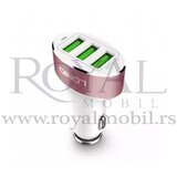 Ldnio auto punjač C501 3xUSB 5V/5.1A micro usb belo-roze --C83 --B210 --S44 | ePonuda.com