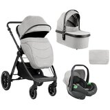 Kikka Boo kolica Ava 3in1 set sa I-SIZE autosedištem i tvrdom korpom Grey (KKB13062)